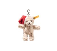 Steiff 112607 Ben Christmas Keyring Plush Bear Wearing Santa Hat