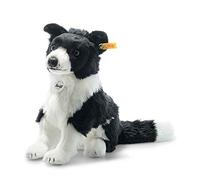 Steiff 122163 Jaycee Border Collie Black and White Cuddly Plush Dog