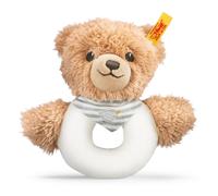 Steiff 12cm Sleep Well Bear Grip Toy (Grey) - Plush Soft Toy