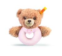 Steiff 12cm Sleep Well Bear Grip Toy (Pink),239557