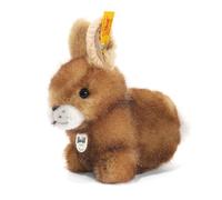 Steiff 14cm Hoppel Rabbit (Brown Tipped), 080081, Cashew