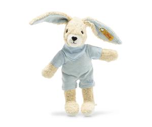 Steiff 237508 Hoppel Rabbit Blue for Baby Plush Bunny