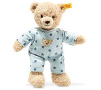 Steiff 241642 Teddy Bear boy Baby with Pyjama, Stars, Beige/Blue, 25