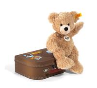 Steiff 28cm Fynn Teddy Bear in a Suitcase - Authorised UK Stockist