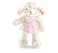 Steiff Sweet Dreams Lamb cuddly toy, cute stuffed toy, boys, girls & babies from 0 months, Friends, 28 cm, pink, 239625