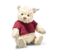 Steiff Kids Disney Christopher Robin Winnie the Pooh Mohair-wool Collectable Teddy Bear 26cm