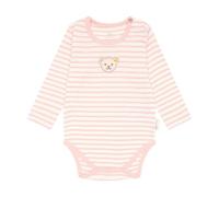 Steiff Baby American Collar Long Sleeve Bodysuit Underwear, Silver Pink, 6-9 Months