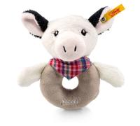 Steiff Baby Gift Cow Pig Sheep HAPPY FARM soft toy plush +FREE DRINKS BOTTLE New