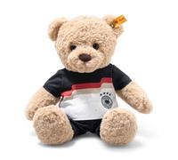 Steiff Ben Teddy Bear cuddly toy DFB Edition, cute stuffed toy with plastic eyes, children, boys & girls, Friends, plush animal 30 cm, beige, 988851
