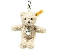 Steiff Ben Teddy Bear Pendant 12 cm, Soft Cuddly Friends Key Ring, Cuddly Toy Pendant, Teddy Made of Cuddly Soft Plush, Cuddly Toy Pendant with Key Ring
