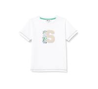 Steiff Boy's T-Shirt Kurzarm, Bright White, 116