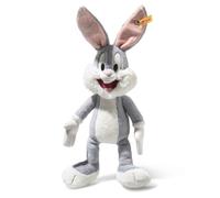 Steiff Bugs Bunny, cute cuddly toy, children, boys & girls, Friends, plush animal 32 cm, grey, 024672
