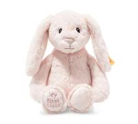 Official Steiff Soft Cuddly Friends My First Steiff Pink Hoppie Rabbit 26cm