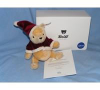 Steiff Disney Christmas Winnie the Pooh 17cm Limited Edition only 2 available