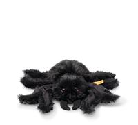 Steiff cuddly toy Cobweb Spider, cute stuffed toy, children, boys & girls, Friends, 14 cm, small, black, 061721