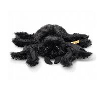 Steiff cuddly toy Cobweb Spider, cute stuffed toy, children, boys & girls, Friends, 14 cm, small, black, 061721