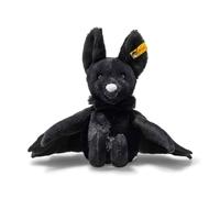 Steiff cuddly toy Boris Bat, cute stuffed animal, children, boys & girls, Friends, 18 cm, black, 056604