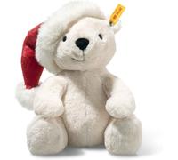 Steiff Cosy Christmas Rico Polar Bear Cuddly Toy with Plastic Eyes, Children, Boys & Girls, Friends, Plush Toy, 25 cm, White, 065231
