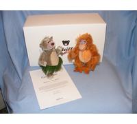 Steiff Disney Jungle Book Set 356032 Limited Edition King Louie And Baloo NEW