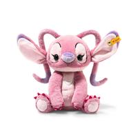 Steiff Disney Originals Angel Cuddly Toy, Cute Stuffed Toy with Plastic Eyes, Children, Boys & Girls, Soft Cuddly Friends, Plush Toy 23 cm, Pink,