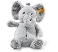 Steiff Ellie Cuddly Toy Elephant Cute Stuffed Toy with Name, Boys, Girls & Babies from 0 Months, Soft Cuddly Friends, Plush Toy 28 cm Small, 240539
