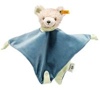 Steiff Friend-Finder Teddy Bear Comforter with Rustling Foil, Cream/Green/Petrol