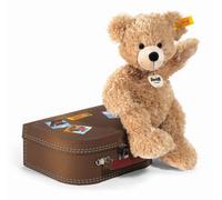 Steiff Brown Fynn Plush Teddy Bear in Suitcase 28cm