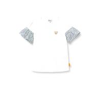 Steiff Girls' Short Sleeve T-Shirt, Bright White, 116