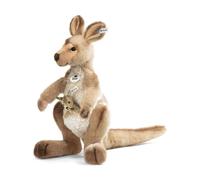 Steiff Kango Kangaroo With Baby (Beige), 064623