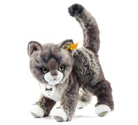 Steiff 'Kitty' Kitten Cat - cuddly washable plush soft toy tabby - 099335