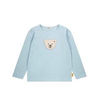 Steiff Long Sleeve T-Shirt, EU Size 98, Cashmere Blue, Long Sleeve Sweatshirt for Children, Long Sleeve Jumper, Baby Top, Ideal Basic Shirt, Comfortable and Soft, Machine Washable, Cashmere Blue, 98