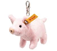 Steiff Lucky Pig Keyring - piglet soft toy keychain - 112652