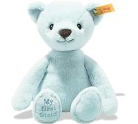 Steiff My First Soft Cuddly Friend Blue Plush Teddy - Authorised UK Stockist