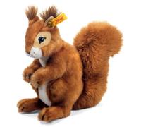 Steiff 'Niki' Squirrel - classic plush washable soft toy - 21cm - 045141