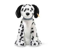 Steiff Oskar Dalmatian 27 cm Sitting, Cuddly Toy, Plush Toy, Dog Stuffed Toy in Dalmatian Design, Made of Cuddly Soft Plush, Cuddly Toy for Boys and Girls