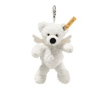 Steiff Lotte Teddy Bear Pendant 12 cm White Guardian Angel Key Ring Cuddly Teddy Plush Angel Wings Felt Ideal Gift Idea Machine Washable