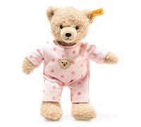 Steiff Pink Pyjama Teddy Bear - baby safe washable plush - 25cm - 241659