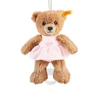 Steiff 'Sleep Well' Teddy Bear with Music Box - pink baby soft toy - 239540