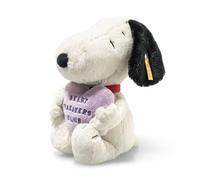 Steiff Snoopy Heartbreakers Club 024450 Cute Soft Toy for Boys, Girls and Babies from 0 Months, 22 cm, White