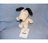 Steiff Snoopy Keyring - licensed soft toy dog - 024726