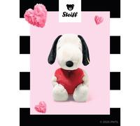 Steiff Snoopy Soft Toy / Keyring Heartbreakers Club LOVE EAN 024450 Peanuts New