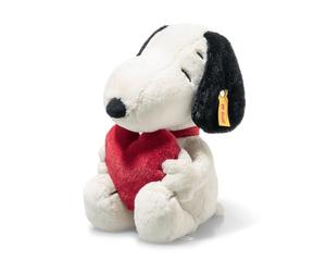 Steiff Snoopy Soft Toy Love Heart Official Peanuts Character Plush 30cm 024375