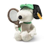 Steiff Snoopy Tennis cuddly toy, cute stuffed toy, children, boys & girls, Friends, 22 cm, white, 024832
