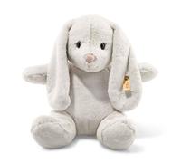 Steiff Soft Cuddly Friends Hoppie Rabbit, Light Grey, 38, Rainy Day