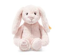 Steiff Soft Cuddly Friends My First Hoppie Rabbit 10"""" Premium Stuffed Animal Pink - Plush Soft Toy