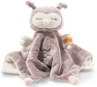 Steiff Soft Cuddly Friends Ollie Owl Comforter, Rose Brown/Cream, 26 cm