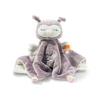 Steiff Soft Cuddly Friends Ollie Owl Comforter, Rose Brown/Cream, 26 cm