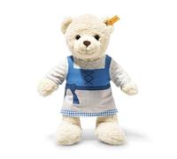 Steiff Soft Toy Mila Teddy Bear in Dirndl, Cute Stuffed Animal with Plastic Eyes, Children, Boys & Girls, Friends, Plush Toy 30 cm, Beige, 988639