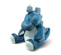 Steiff Spott Stegosaurus petrol-blue 80 cm, Soft Cuddly Friends, Stuffed Animal Dinosaur, fluffy Plush-Toy for playing & cuddling, made of cuddly soft Plush for gentle Baby Skin, Machine washable