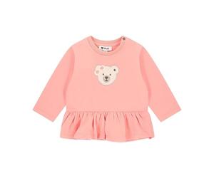 Steiff Sweatshirt EU Size 74 Peach Blossom Long Sleeve Sweatshirt for Kids Long Sleeve Pullover Long Sleeve Baby Top Ideal Basic Shirt Comfortable and Soft Machine Washable, Peach blossom, 74